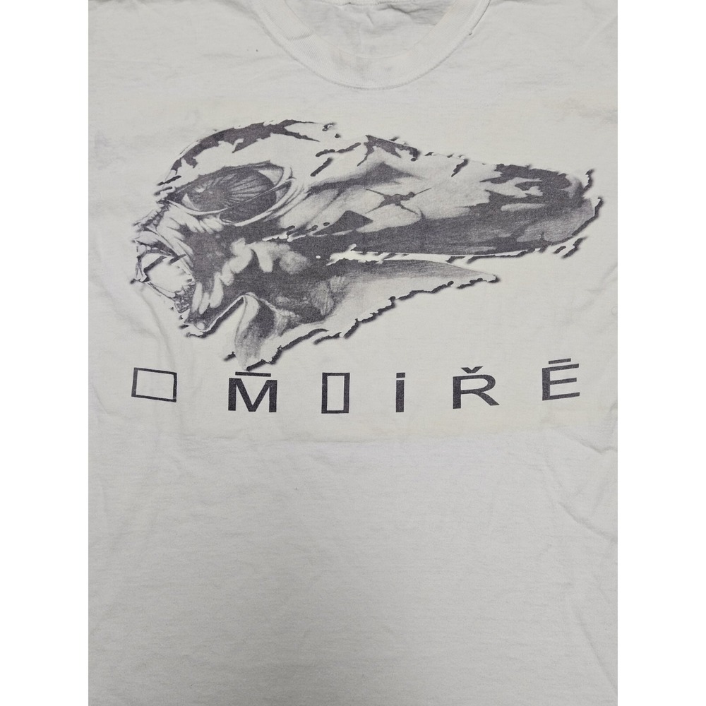 Vintage 90's Aliens Graphic Type White T-Shirt Size Large Single Stitched - Picture 2 of 8